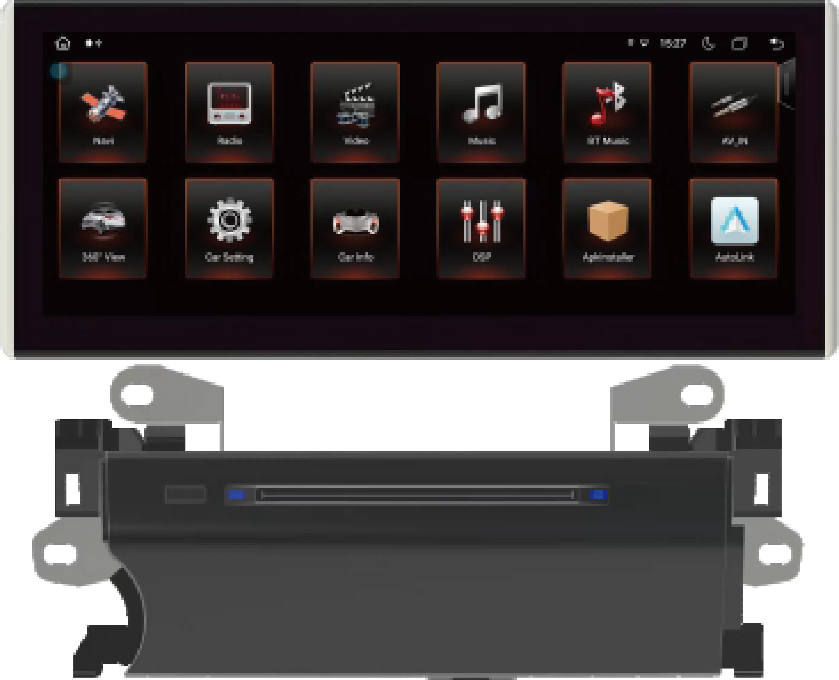 12.3 Inch Car Radio TOYOTA   LAND CRUTSER  2021