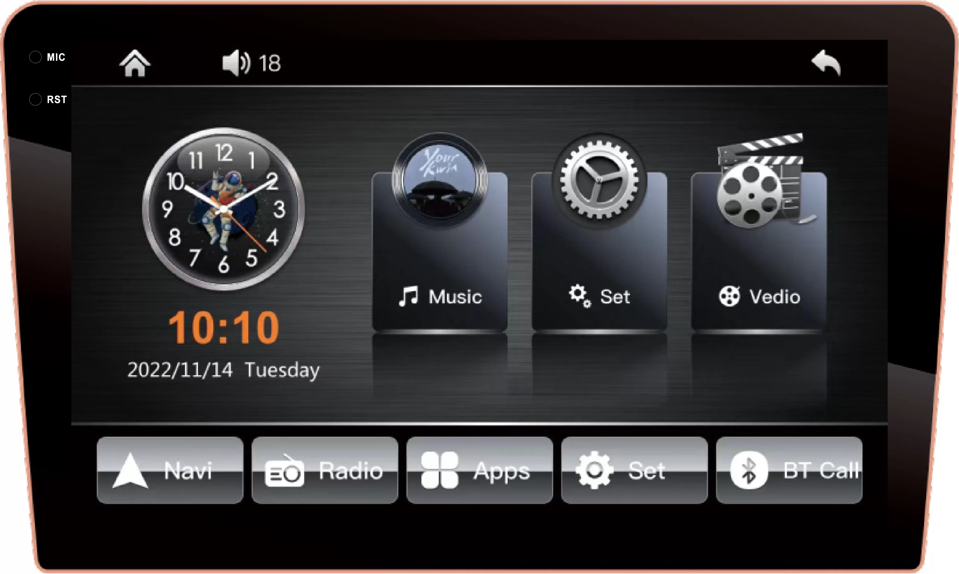 9 Inch Car Radio ht-9500